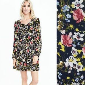 Banana Republic Lined Floral Dress Sz S
